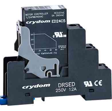 [ED24C3] Solid State Relay - 18.5-32 VDC Control Voltage Range - 3 A Maximum Load Current - 24-280 VAC Operating Voltage Range - Zero V